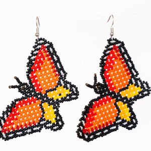 Aretes Mariposa de Fuego
